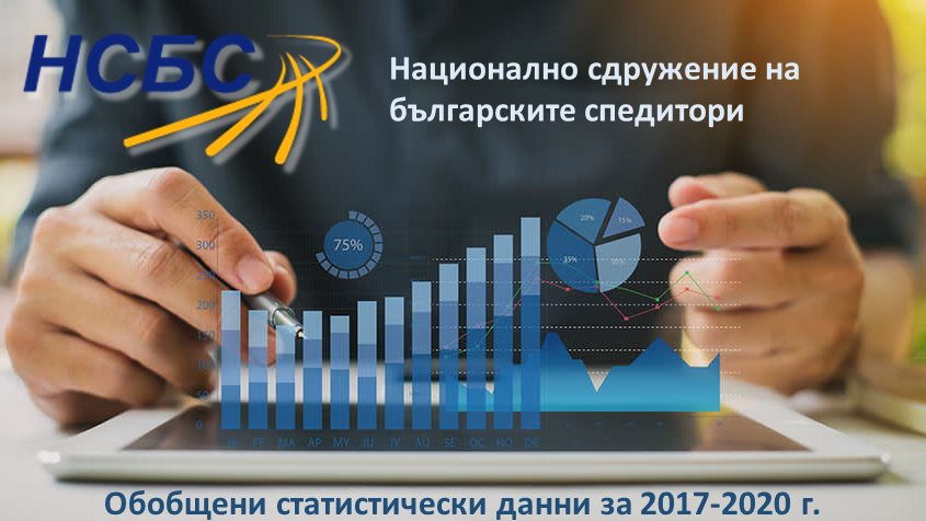 Summarized statistical data for transported goods and realized turnovers by the members of NSBS for the period 2017 - 2020